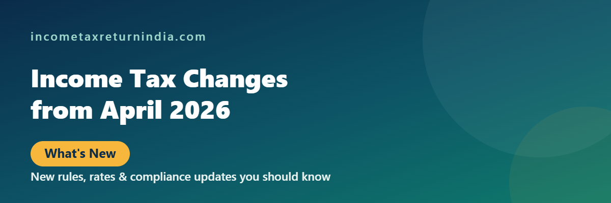 Income tax changes effective from April 2026 explained